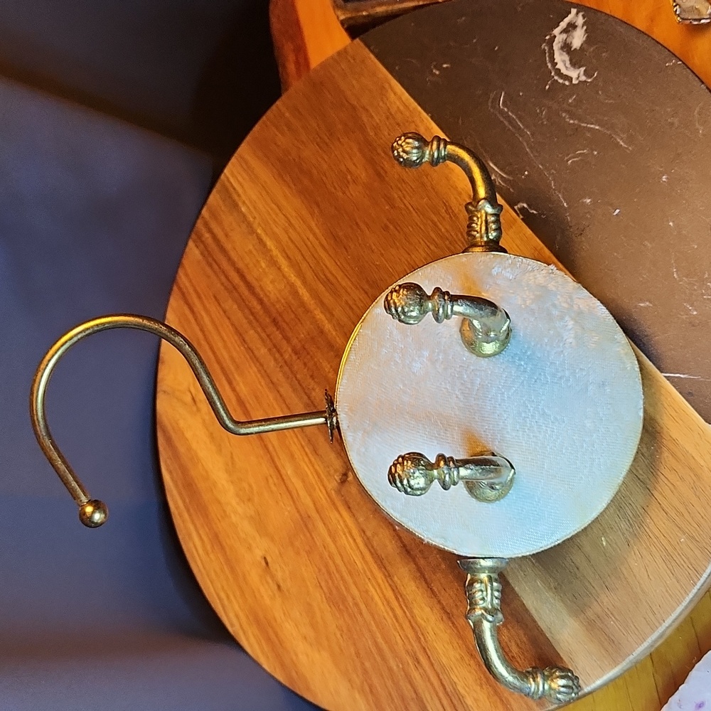 1920S  Victorian Boudoir Closet Scarf Holder Tie Hanger. Art Deco  8 x 8